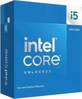 Procesorius "Intel Core i5-14600KF" / LGA1700 / dėžutė 14 branduolių / 20 gijų / 24M spartinančioji atmintinė / be GPU