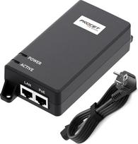 PROCET 10 Gigabit PoE inžektorius 60W PoE++ inžektorius, skirtas "eero PoE 7", "U6-Enterprise", "U7 Pro Max", "U7 Pro XG WiFi 7" belaidžiam prieigos taškui, G5 PTZ kamerai, HD PTZ kamerai