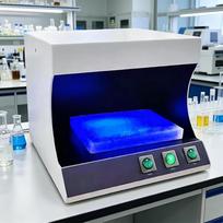 Pusiau tamsios dėžės UV ultravioletinių spindulių analizatorius, darbo fluorescencinis detektorius, gręžinio ilgis 254 Nm/365 Nm UV lempa, su dviem lempomis, skirta fluorescencinei analizei