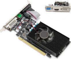 PUSOKEI 1G 64bit vaizdo plokštė, "PCI Express 2.0" DDR2 žaidimų vaizdo plokštė, kompiuterio vaizdo plokštė žaidimams ir staliniams kompiuteriams