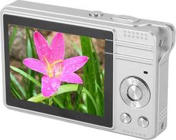 PUSOKEI 50MP FHD 1080P skaitmeninis fotoaparatas 16X priartinimas Automatinis fokusavimas Vlogging fotoaparatas Sidabrinis