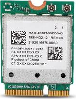 QCNCM865 "WiFi 7" tinklo kortelė 5,8Gb/s trijuostis belaidžio ryšio adapteris M.2 NGFF 6GHz 5G 2.4G modulis nešiojamajam kompiuteriui