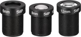 QUARKZMAN 3 pakuotės CCTV objektyvas 6 mm/8 mm/12 mm 5MP F2.0 FPV plataus kampo CCD kamerai