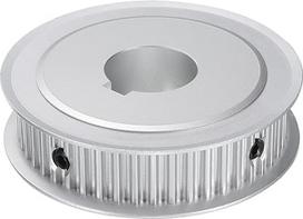 QUARKZMAN 5M-48T-1B Timing Belt Pulley 1 colio skylė 48 dantys Aliuminio lydinio sinchroninis ratas su rakto žingsniu 5 mm dantų 15 mm pločio diržui