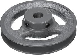 QUARKZMAN AK51-5/8 V-Riemenscheibe 5/8" Bohrung 4.95" Außendurchmesser Einfachrille Vollscheibe Passbohrung Riemenscheibe Gusseisen Riemenprofil Für 4L Oder A Riemen