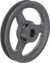 QUARKZMAN AK61-3/4 V-Riemenscheibe 3/4" Bohrung 5.95" Außendurchmesser Einfachrille Vollscheibe Auf Maß Gebohrte Riemenscheibe Gusseisen Riemenprofil Für 4L Oder A Riemen