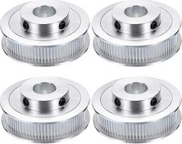 QUARKZMAN GT-2 diržo skriemulys Sinchroninis ratas 80 dantų 14 mm skylė Tinka 10 mm pločio diržui Aliuminio lydinio laikrodžio diržo skriemulys 3D spausdintuvui CNC mašinai Pakuotė iš 4 vnt.