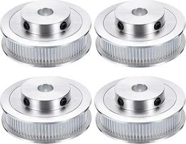 QUARKZMAN GT-2 diržo skriemulys Sinchroninis ratas 80 dantų 8 mm skylė Tinka 10 mm pločio diržui Aliuminio lydinio laikrodžio diržo skriemulys 3D spausdintuvui CNC mašinai Pakuotė iš 4 vnt.