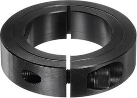 QUARKZMAN veleno apykaklė 1-3/4" kiaurymė 2-3/4" AD 11/16" plotis Juodas oksidas Galvaninis padengimas Individualiai suskirstytas ašies tvirtinimo žiedas su nustatytuoju varžtu