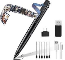 QZT Camera Pen 32GB HD 1080P garso kamera ir vaizdo įrašymo įrenginys su nuotraukų įrašymo funkcija namams, patalpoms, verslo susitikimams