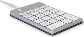 R-Go Numpad Break, su Anti-RSI programine įranga, Ziffernblock Verkabelt, skaitmeninis testas kompiuteriui, nešiojamam kompiuteriui, planšetiniam kompiuteriui, Weiss