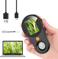 Rankinis skaitmeninis mikroskopas 2MP 1080P 500X HD didinimo mini mikroskopas įkraunamas nešiojamas su 8 LED žibintais vaikams suaugusiems
