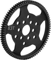 RC Stirnradgetriebe aus verstärktem Stahl, 83 Zähne, für CC02 RC-Car-Zahnrad, Ersatzteil, Schwarz