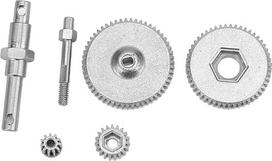 RC-Getriebesatz, Zahnrad und Welle aus Edelstahl für AXIAL SCX24 AXI90081 AXI90081 AXI00001 AXI00002 1/24 RC automobilis
