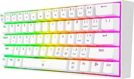 REDRAGON - Dragonborn Teclado Mecánico Gaming RGB Blanco