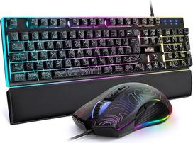 RedThunder K10 Kabelgebundene Gaming-Tastatur