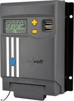 revolt MPPT įkrovos valdiklis su USB: MPPT saulės įkrovos valdiklis 12/24 V akumuliatoriui su 30 A ekranu, USB prievadas (akumuliatoriaus įkrovos valdiklis, saulės įkrovos valdiklis su LCD ekranu, 12V)