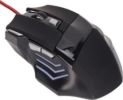 RGB žaidimų pelė su USB kabeliu, 3200 DPI, ergonomiška optimizuota žaidimų pelė su foniniu apšvietimu, USB laidinė žaidimų pelė, skirta "Windows" kompiuteriams, nešiojamiesiems kompiuteriams, žaidėjams dizaineriams, "Plug and Play