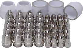 RIVERWELD Panasonic P80 plazminio pjovimo degiklio eksploatacinių medžiagų rinkinys Plazminio pjovimo antgalis 1.1 60Amp Pakuotė 45 vnt.