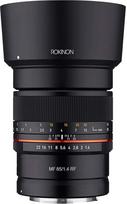 ROKINON 85 mm F1.4 didelės spartos teleobjektyvas, skirtas "Canon R" veidrodiniams fotoaparatams