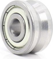 Rollenlager, 1 Stück LV62010 ZZ-Lagerrad 6 x 20 10 mm LV-Serie V-Nut-Riemenscheibenspuren Laufführungsschienenlager Rolle LV62010ZZ