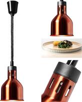 Royal Catering IR infraraudonųjų spindulių maisto pašildymo lempa pakabukas žalvaris dia. 17,5 cm 250 W