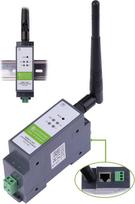 RS485-"WiFi/Ethernet" (ETH) konverterio modulis, ant bėgių montuojamas serijinis serveris, Modbus/MQTT šliuzas