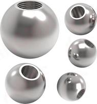 Rutuliniai guoliai iš anglinio plieno, nerūdijančio plieno M3 pusės sriegio rutuliukai, kelių dydžių, 10 vnt. pakuotė (11 mm x m3 x pusės sriegio)
