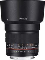 Samyang 85 mm F1.4 objektyvas, skirtas prijungimui