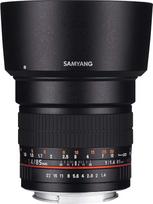 Samyang 85 mm F1.4 objektyvas, skirtas prijungimui