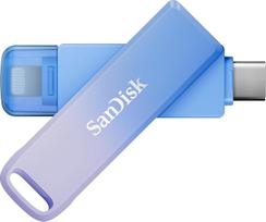 SANDISK Creator Phone Drive 256GB (skirtas "iPhone", "iPad", "PC" ir "Mac", "Lightning" ir C tipo USB, automatinis atsarginių kopijų kūrimas, apsauga slaptažodžiu, iki 90MB/s duomenų perdavimas, 3 mėn. "Adobe Lightroom")