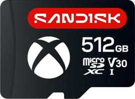 SANDISK ROG "Xbox Ally (X)" 512GB oficiali "Xbox" licencijuota "MicroSD" kortelė