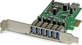 Sąsajos kortelė, 7 prievadų USB 3.0 PCI PEXUSB3S7, STARTECH