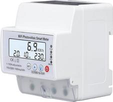 Saulės dvikryptis energijos monitorius "WiFi Photovoltaic Smart Meter" 110V 220V 1-100A grandinės pertraukiklio laikmačio apsauga nuo nuotėkio su "WiFi" valdymu