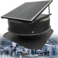 Saulės baterijų ventiliatorius 42 Watt, Solarbetriebener Dachabluftventilator, geräuscharm, wetterfest für automatischen Nachtbetrieb