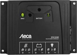 Saulės energijos valdymo plokštė Steca Solsum 10.10F 12/24V - 10A