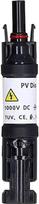 Saulės-PV-Diodenstecker, männlich, weiblich, IP67, wasserdicht, Panel-Kabel, Blockierdiodenhalter, 1000 V (10 A)