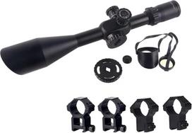 Šautuvo optinis taikiklis 8-32X56SF Tolimojo nuotolio nulinio smūgio Mil-Dot tinklelio šoninis ratukas su 20 mm ir 11 mm Picatinny bėgiais, skirtas lauko sportui