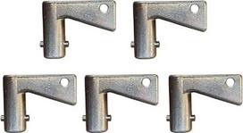 Schalterschlüssel passend für JCB, passend für Terex Metall-Trenner, 701/47401, Durchmesser 14 mm, Pin 4 mm, 5 Stück
