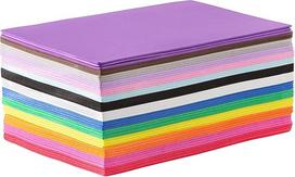 Schaumstoffplatten, 50er-Pack - 15,7 x 23,6 Zoll Eva-Bastelschaum for Kunst- und Bastelprojekte for Kinder