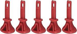 Schneefräse Zündschlüssel kompatibel mit Huskee für Ariens für Troy-Bilt für Motormodelle 430-386 951-10630 731-05632 751-10630 117-7728 Rot Kunststoff 5 Stück