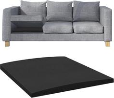 Schwarz Sofa-Stützbretter Polsterstütze, 1 vnt. 60x60cm Sofa Kissenstütze Schaumstoff, Polsterschaum, Reparaturkissen für Ecksofa, Bett, Couch