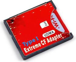 SD SDHC SDXC į didelės spartos "Extreme Compact Flash" CF I tipo adapterį