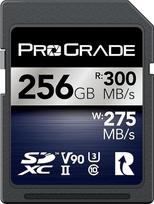 SD UHS-II 256GB kortelė V90 - iki 250MB/s įrašymo greitis ir 300MB/s skaitymo greitis | Profesionalių filmų kūrėjams, fotografams ir turinio kuratoriams - iš "Prograde Digital