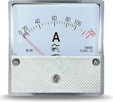 SD80 Überlast kintamosios srovės ampermetras 50/100A/200A/300/5A Zeiger 2x Cache Dh80 Cz80 1Pcs (AC 30-5A 60A)