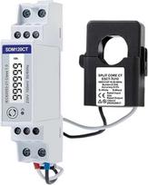 SDM120CT-M/V+ESCT-TU10 50A/0.1V, 1 fazė, 2 laidininkai, 230V, RS485 Modbus, bėginis energijos skaitiklis