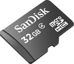 SDCARD MicroSD 32GB 4 klasės kortelė be adapterio