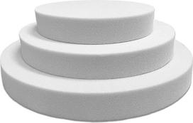 SEEBAUER living® Putų plokštė Light Round, RG26/40, pagalvėlė baldams ir padėklų baldams, apvali putų pagalvėlė, pagaminta iš poliuretano putų, stabilių matmenų ir patvari, 58 x 6,0 cm