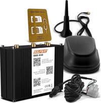 SELFSAT MWR 4540 4G "Cat 6" WLAN maršrutizatorius iki 300Mbps su SELFSAT 5G antena Juoda