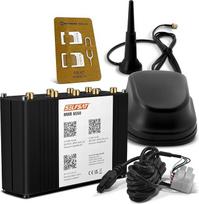 SELFSAT MWR 6550 5G Cat 20 WiFi 6 WLAN maršrutizatorius iki 3,4Gbps su SELFSAT 5G antena Juoda